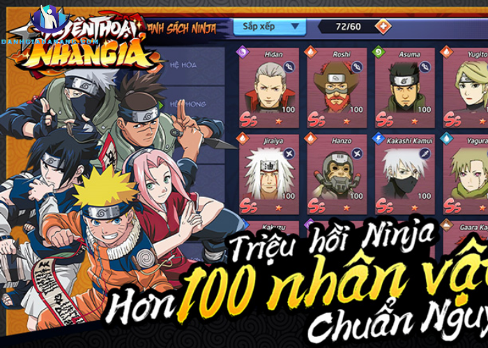 Tặng acc Huyền Thoại Nhẫn Giả 2025