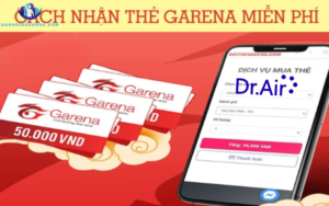 Thẻ nạp garena miễn phí