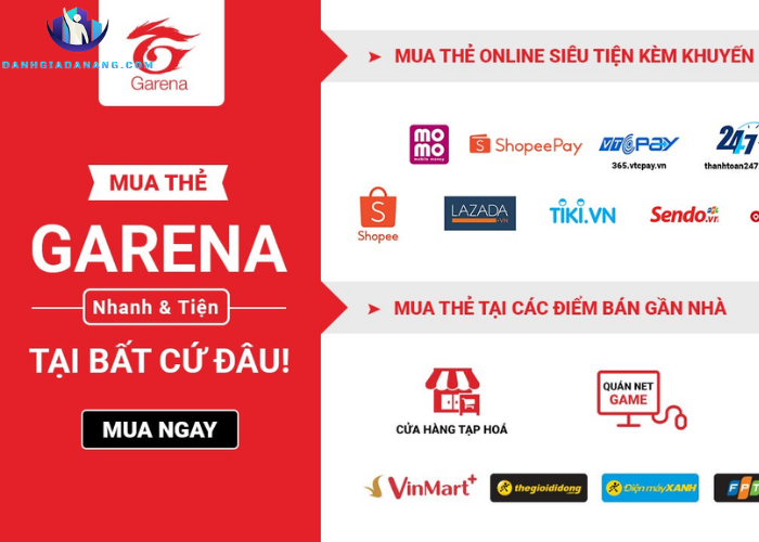 Hướng dẫn săn thẻ nạp Garena miễn phí
